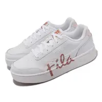 在飛比找momo購物網優惠-【FILA】休閒鞋 Court LUX Premium 白 