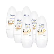 6 x Dove Nourishing Secrets Deodorant Roll On Coconut & Jasmine Flower 50mL