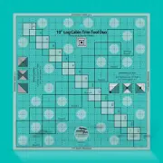 Creative Grids 10 Inch Log Cabin Trim Tool Duo - Quilting Ruler
