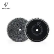 5" wool buffing polishing pads da rotary 2PC