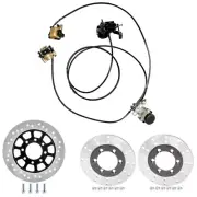 Hydraulic Brake Kit Brake Disc For Go Kart Buggy ATV Quad Golf Cart 150cc