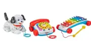 Fisher Price Pull Along Basics Set 3 Fisher Price toys Xylophone Phone Dog