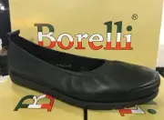 Borelli Comfy Black Ladies Leather Comfort Shoes Australia