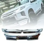 FRONT GRILL GRILLE COVER CHROME FOR MITSUBISHI TRITON L200 GLS MR 2019 2020 (for: Mitsubishi)