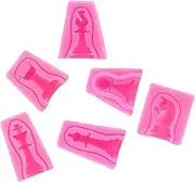 FUNOMOCYA Chess Fondant Mold Set Unique Silicone Baking Tool for Cake Cupcake and Candy Microwave Oven Safe Easy to Use and Clean Fun for All Baking Enthusiasts