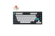 Keychron Q1 Max QMK/VIA Wireless Mechanical Carbon Black Keyboard - Red Switch [KBKCQ1MM1]