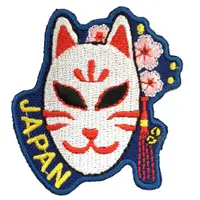 在飛比找GOODY 好物研究室優惠-A-ONE｜日本Q版 貓咪面具 文青地標熨燙刺繡徽章 胸章