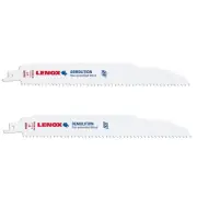 RECIPROCATING SABRE SAW BLADE--2 x LENOX 9” DEMOLITION,DIABLO STEEl,BRICK,WOOD