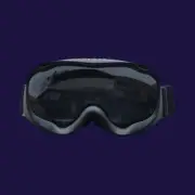 AVAWAY Ski/Snow Goggles for Black Lens & Black Strap - 100%UV Protect
