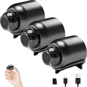 Florea Mini 5G Wireless WiFi Camera, Hidden Camera, Mini Security Camera, with Night Vision, with Mobile App, Real-Time View, Suitable for Home/Office/Indoor/Outdoor (3 Pack, 64G)
