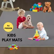Baby Crawling Mats x4 Kids Play Mat Floor Foldable Waterproof Carpet Children