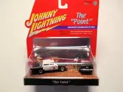 "THE POINT" DIOARAMA WITH 1955 CHEVY & 1963 FORD POLICE CAR BY JOHNNY LIGHTNING