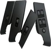 4PCS Compatible for Chevrolet LOVA Wind Four-Door Master Switch/Electric Window Lift Switch with A Key Lift