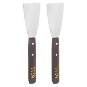 2pcs No.6211 Painting Pallet Palette Knife Stainless Steel Flat Spatula Scraper