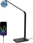 LED Desk Lamp, 50 Leds Touch Control Table Lamp, USB Port, 5 Light Modes & Memor