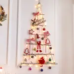 聖誕裝飾燈 聖誕樹 LED燈串 小聖誕樹 聖誕樹裝飾 壁掛聖誕樹 聖誕鈴鐺 聖誕節 聖誕樹