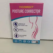 Vicorrect Adjustable Upper Back Brace Posture Corrector for Women L-XL (35"-43")