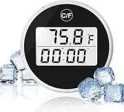Temperature Gauge for Ice Bath,Ice Plunge Temperature Gauge with Timer - Water Bath for, Cold Timer, Floating Water