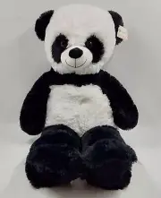 Monsters and Friends Plush 32" Black and White Panda Bear by Publix - Brand New