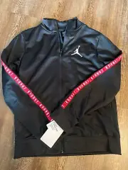 Jumpman Jordan 2 Piece Set Black with Red Stripe Youth Large New With Tags