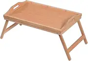 Bed Tray Table,Folding Breakfast Tray,Portable Lap Desk,Foldable Laptop Stand Lap Tablet Desk Reading Desk for Home Office,19.7x11.8x9.8in Efficency