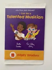 ELTON JOHN ARETHA FRANKLIN MCDONALDS UK HAPPY MEAL SEALED READERS BOOK 2023