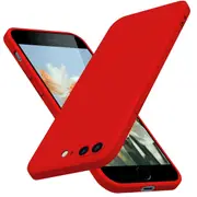 MCC iPhone 7+ 8+ Plus Soft Liquid Silicone Shockproof Case Cover Apple [Red]