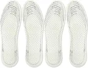 TEAONE Breathable Shoe Inserts, 2 Pairs Thin Shoe Pads Fit in Any Shoe for Men 7-11, Woman 2-8
