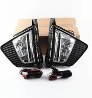 LED DRL Daytime Running Light Front Bumper Driving Fog Lamps Compatible With Hyundai Creta 2016 2017 2018 2019 2020 Cantus A#