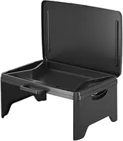 STOBOK Folding Computer Desk Portable Laptop Desk Laptop Stand Laptop Tray Work Table Lap Bed Table Drawing Desks Foldable Table Bed Table Tray Folding Lap Table Small Desk Pp Black