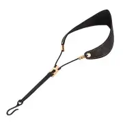 Saxophone Strap Saxophone Neck Strap with Soft PU Leathers Padded Suitable for