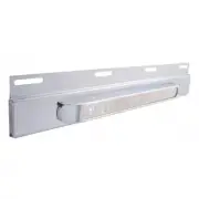 United Pacific 21427 Mud Flap Hanger Mud Flap Plate, Top, Stainless, With 11