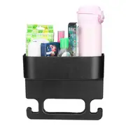 Plastic Car Seat Crevice Back Storage Box Seat Gap Filler Multifunctional Handrail Hanger Hook 155 COFFEE