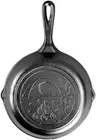 Lodge Wanderlust Series Cast Iron Skillet 20cm Induction Frying Pan Camping