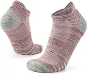 [Generic] Ankle Socks Cushioned Low Cut Athletic Running Sport Jogger Socks Purple