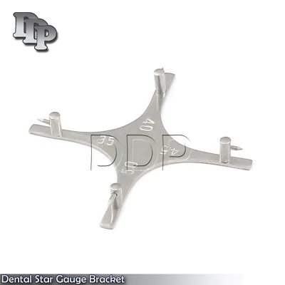 Orthodontic Star Boone Gauge Bracket Positioner For Incisal Occlusal Surface