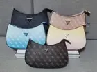 Retro One-Shoulder Printed Handbag Gradient Underarm Crescent Pouch Bag