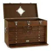 GIT24D 11 Drawer Dark Oak Tool/Hobby Chest Gerstner International PRE-TARIFF!!!