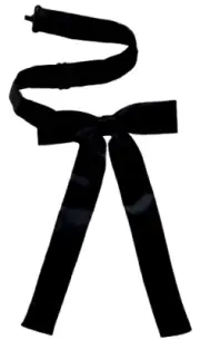 NEW Black Colonel Sanders Western Kentucky Cowboy String Bow tie Square Rodeo