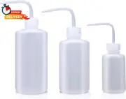 Wash bottle, 3 Pack LDPE Squeeze Bottles, Safe Plastic Low Density Polyethylene