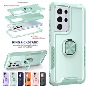 For Samsung Galaxy S22/S21 Note 20 Ultra S20 S10 Plus Ring Stand Shockproof Case