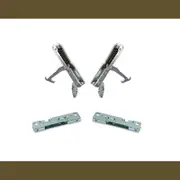 Genuine Smeg Oven Door Hinges Complete Kit Assembly With Supports 931330532KIT
