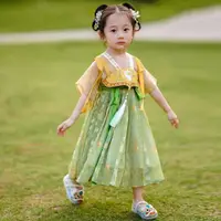 在飛比找ETMall東森購物網優惠-夏季女寶寶唐裝兒童裙子漢服