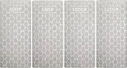 4 Pieces Diamond Sharpening Stone Grit Diamond Plate Honing Stone Diamond Stone for Kitchen Sharpening Dull, Blunt or Tired Edges, 5.9 x 2.48 Inches (400/600/1000/1200 Grit)