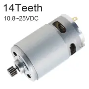 RS550 DC Motor 10.8-25V 25000RPM w/8.2mm 14Teeth Gear Electric Saw Micro Motor