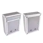 Locking Wall Mounted Mailbox Rustproof Lockable Mailbox for Business Home