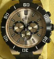 Invicta 19198 Pro Diver Collection Rose Gold / Black Rubber Chronograph Watch