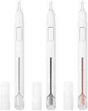 3Pcs Nail Art Pens, Nail Beads Dotting Bullion Pen, Nail Dotting Manicure Decoration and Design Tool(3 Colors)