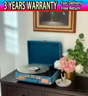 Curiosity Suitcase Turntable Bluetooth Turntable with Speakers Record Player TOP