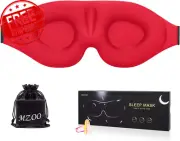Sleep Eye Mask for Men Women, 3D Contoured Cup Sleeping Mask & Blindfold, Concav
